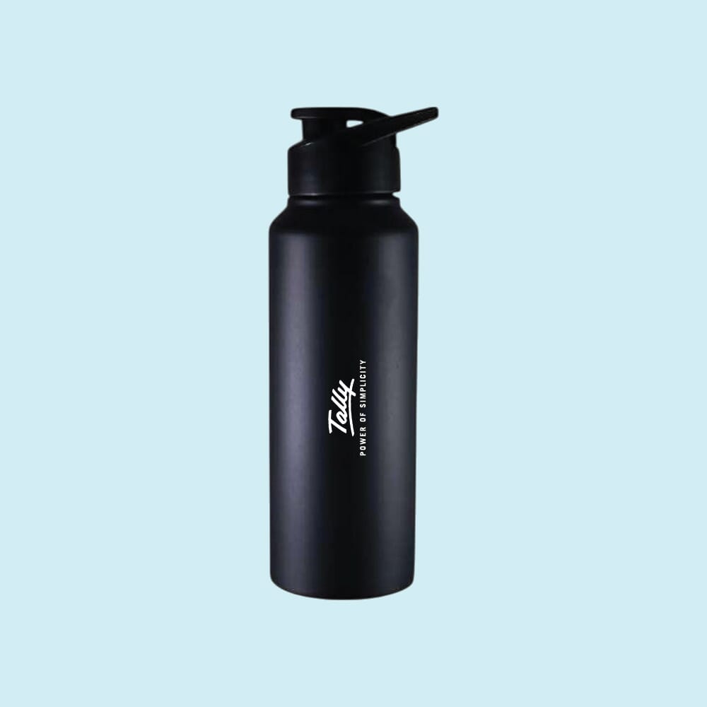 Sigma Stainless Steel Bottle- Black- 750ml